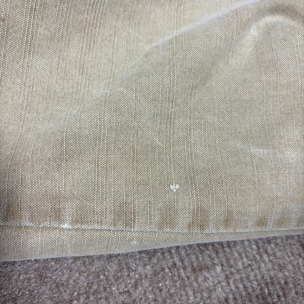 Levi's Military Jacket Mens Small Beige Cotton Canvas Workwear Utility Pockets - Picture 5 of 10